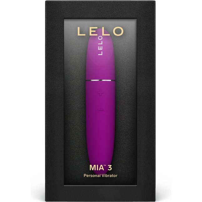 Лиловый вибратор для клитора Lelo Mia 3 - 11 см. Фотография 3.