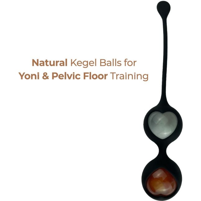 Комплект вагинальных шариков Harmony Stones. Фотография 4.