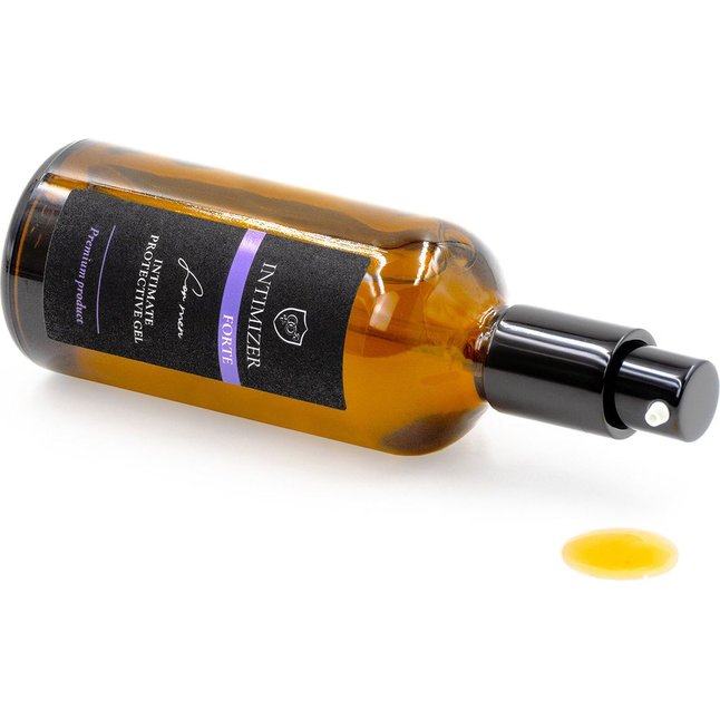 Мужской антибактериальный эко-гель для интимного ухода Intimizer Forte - 100 мл. Фотография 6.