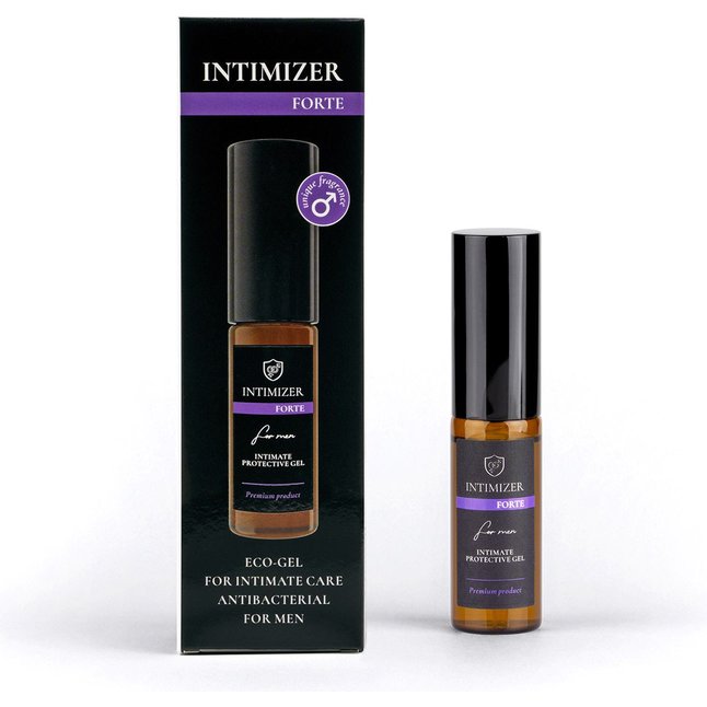 Мужской антибактериальный эко-гель для интимного ухода Intimizer Forte - 20 мл
