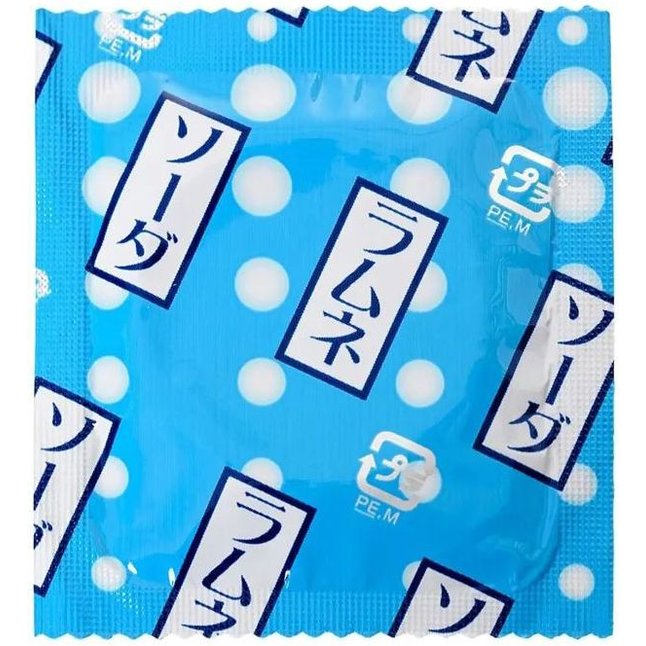 Презерватив Sagami Studded Lemonade с ароматом лимонада - 1 шт. Фотография 2.