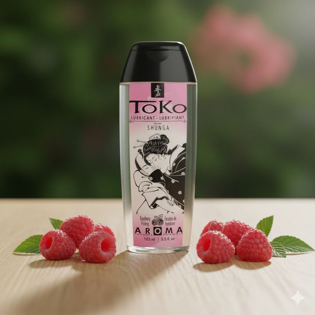 Интимная смазка TOKO Aroma Raspberry Feeling с ароматом малины - 165 мл. Фотография 3.