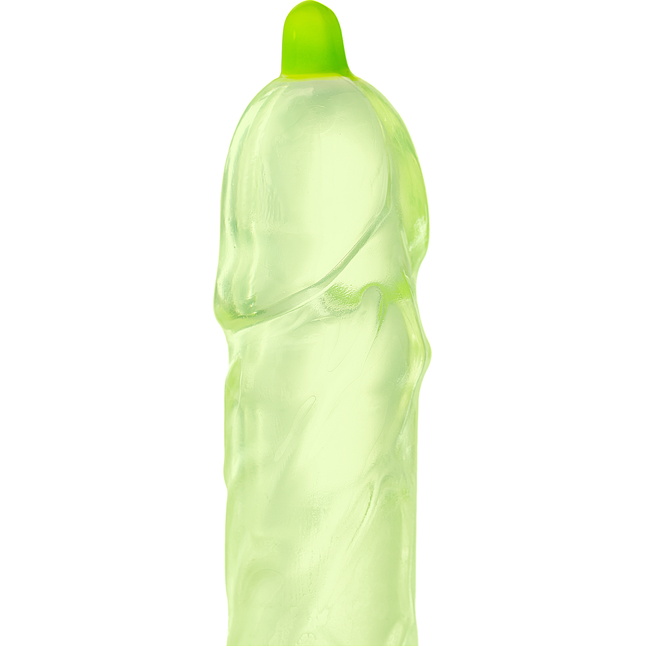 Светящиеся в темноте презервативы Expert Neon - 3 шт. Фотография 3.