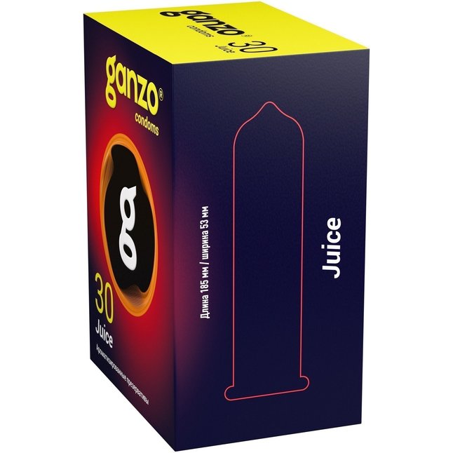 Ароматизированные презервативы Ganzo Juice - 30 шт. Фотография 4.