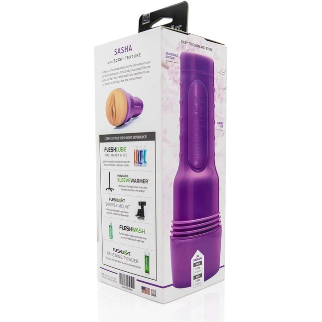 Телесный мастурбатор-вагина Fleshlight Fantasy - Sasha Nakamoto Ecchi. Фотография 4.