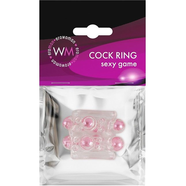 Прозрачная насадка на пенис с цветными шариками - EROWOMAN-EROMAN. Фотография 2.