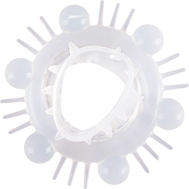 Стимулирующая насадка на пенис с несколькими видами рельефа - SEX EXPERT. Фотография 3.