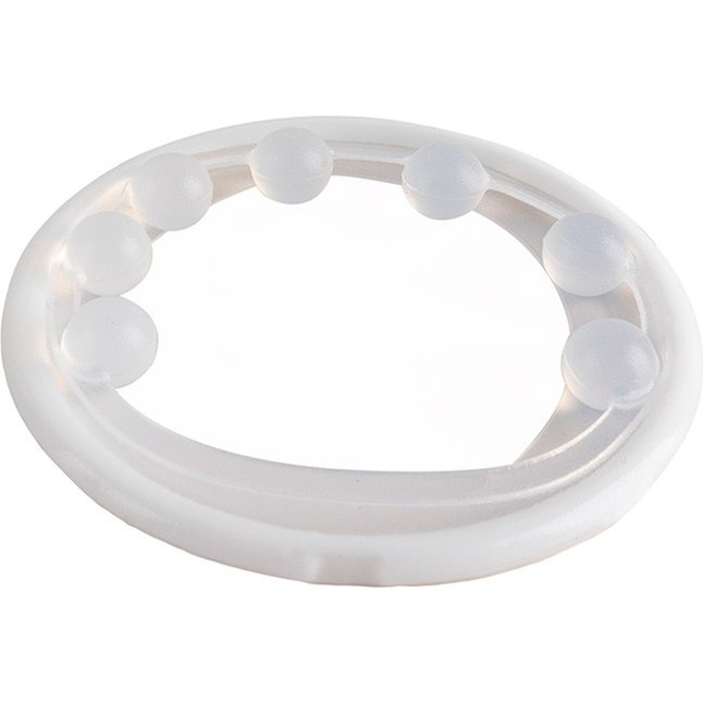 Эрекционное кольцо с мягкой стимулирующей насадкой - SEX EXPERT. Фотография 4.