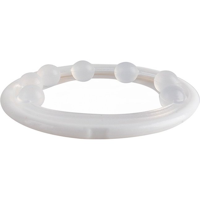 Эрекционное кольцо с мягкой стимулирующей насадкой - SEX EXPERT. Фотография 5.