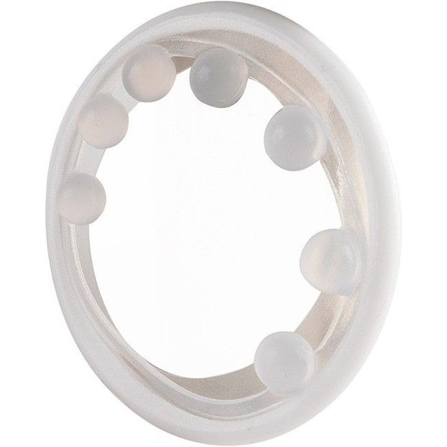 Эрекционное кольцо с мягкой стимулирующей насадкой - SEX EXPERT. Фотография 6.