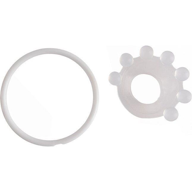 Эрекционное кольцо с мягкой стимулирующей насадкой - SEX EXPERT. Фотография 7.