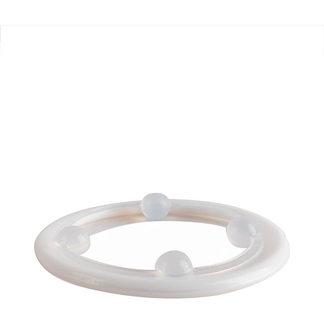 Эрекционное кольцо с 4 стимулирующими шариками - SEX EXPERT. Фотография 6.