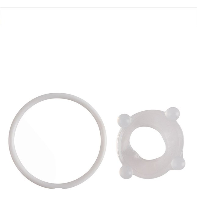 Эрекционное кольцо с 4 стимулирующими шариками - SEX EXPERT. Фотография 7.