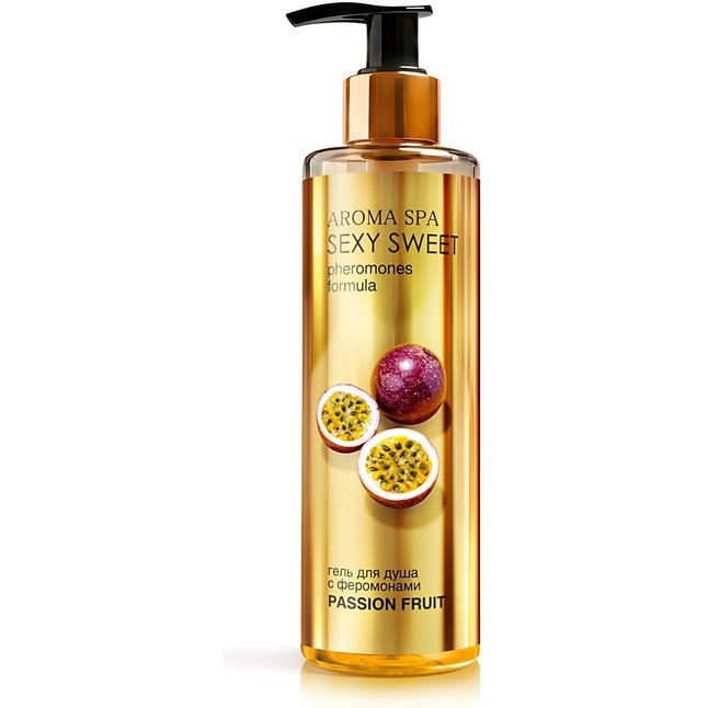 Гель для душа с феромонами и ароматом маракуйи Passion Fruit - 200 мл - Серия Sexy Sweet