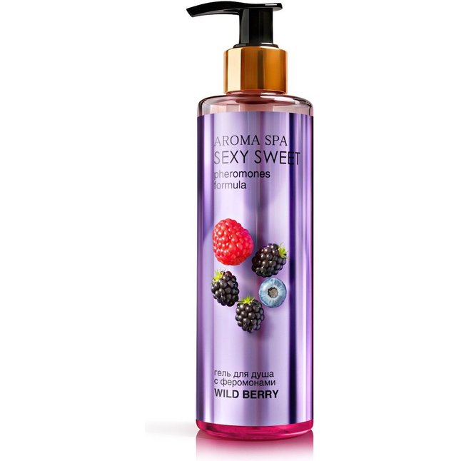 Гель для душа с феромонами и ароматом диких ягод Wild Berry - 200 мл - Серия Sexy Sweet