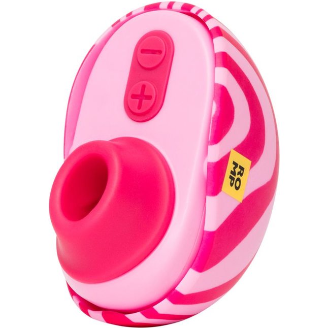 Розовый бесконтактный клиторальный стимулятор Romp Spin