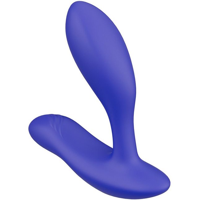 Синий вибростимулятор простаты We-Vibe Vector. Фотография 2.