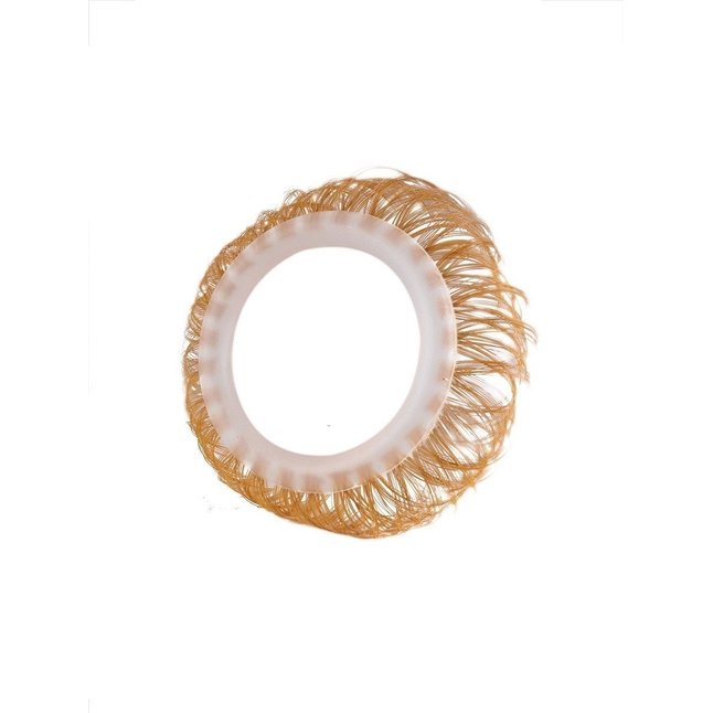 Эрекционное кольцо с бежевыми «ресничками». Фотография 4.