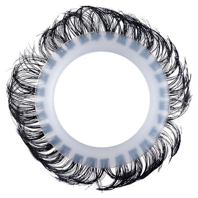 Эластичное эрекционное колечко с черными «ресничками». Фотография 3.