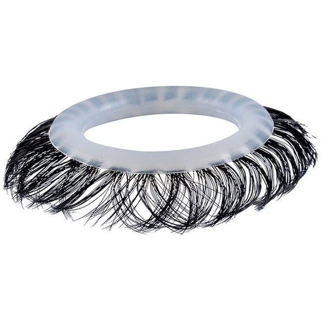 Эластичное эрекционное колечко с черными «ресничками». Фотография 5.