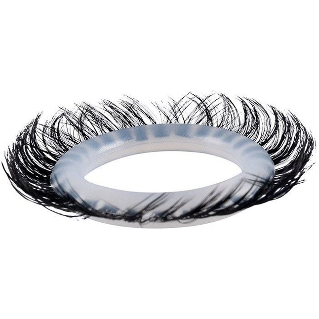 Эластичное эрекционное колечко с черными «ресничками». Фотография 6.