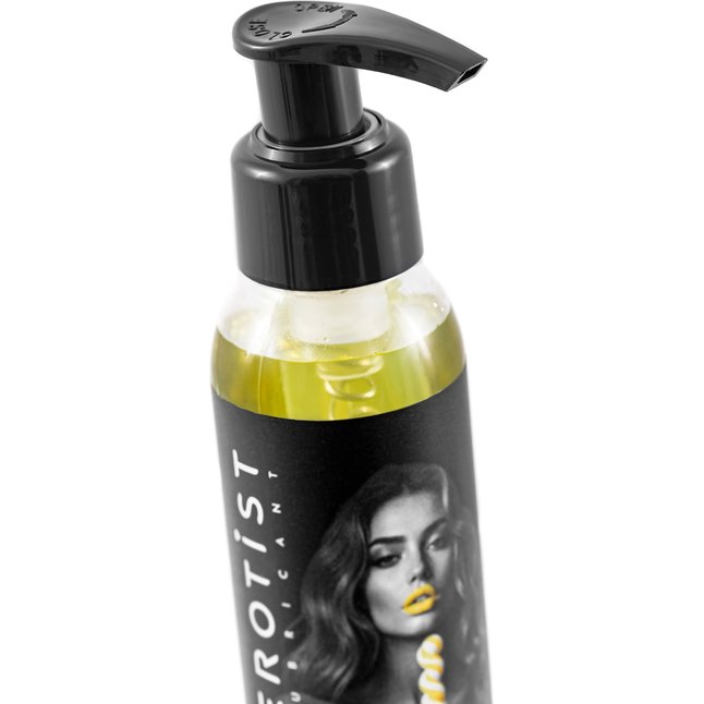 Разогревающее массажное масло Erotist Caramel Club с ароматом ананаса - 100 мл. Фотография 4.