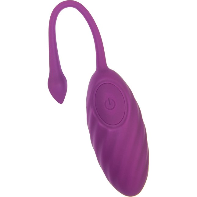 Фиолетовое силиконовое виброяйцо Purr. Фотография 4.