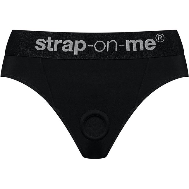 Черные трусики для насадок Heroine Lingerie Harness - size XL