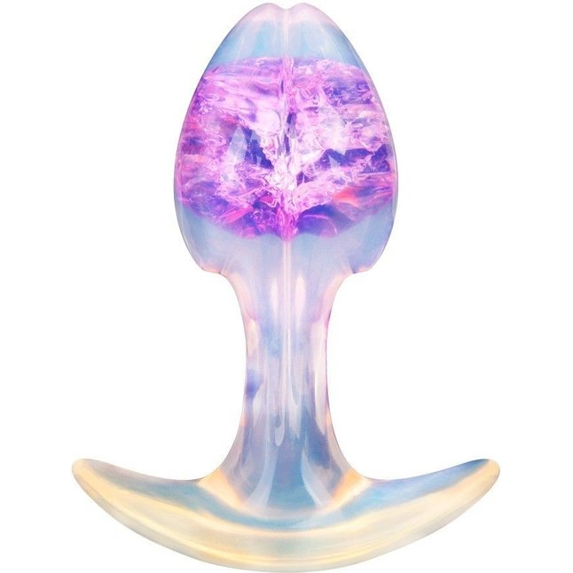 Сиреневатая анальная втулка - 8,2 см. Фотография 2.