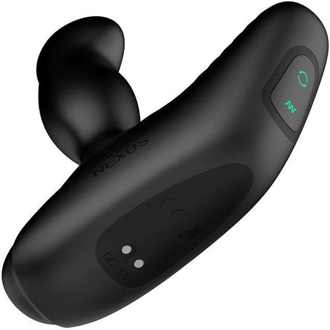 Черный вибромассажер простаты Nexus Revo Stealth с управлением через приложение. Фотография 3.