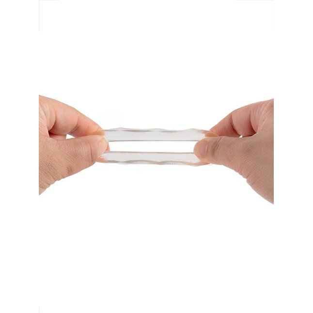 Прозрачное эрекционное кольцо в форме гайки - SEX EXPERT. Фотография 4.