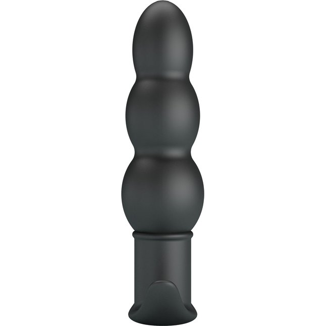 Черный анальный вибростимулятор Aeaeas - 11 см - Pretty Love. Фотография 4.
