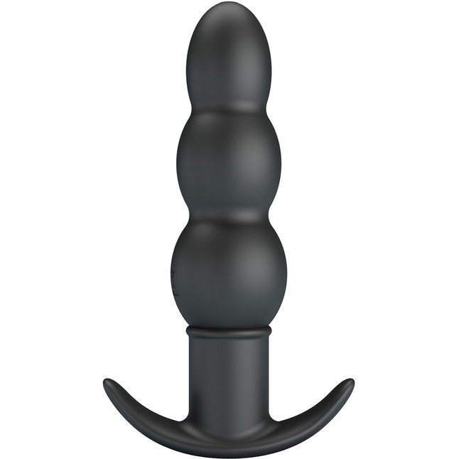Черный анальный вибростимулятор Aeaeas - 11 см - Pretty Love