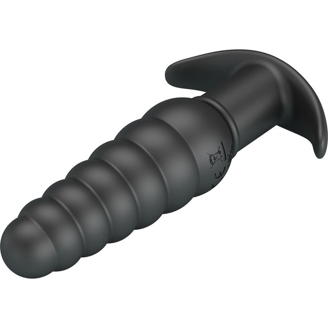 Черный анальный вибростимулятор Aeolis - 11 см - Pretty Love. Фотография 6.