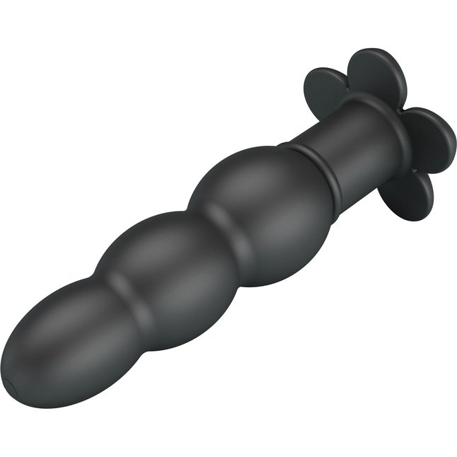 Черный анальный вибростимулятор Jadier - 11 см - Pretty Love. Фотография 6.