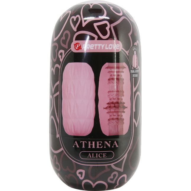 Розовый мастурбатор Athena - Pretty Love. Фотография 7.