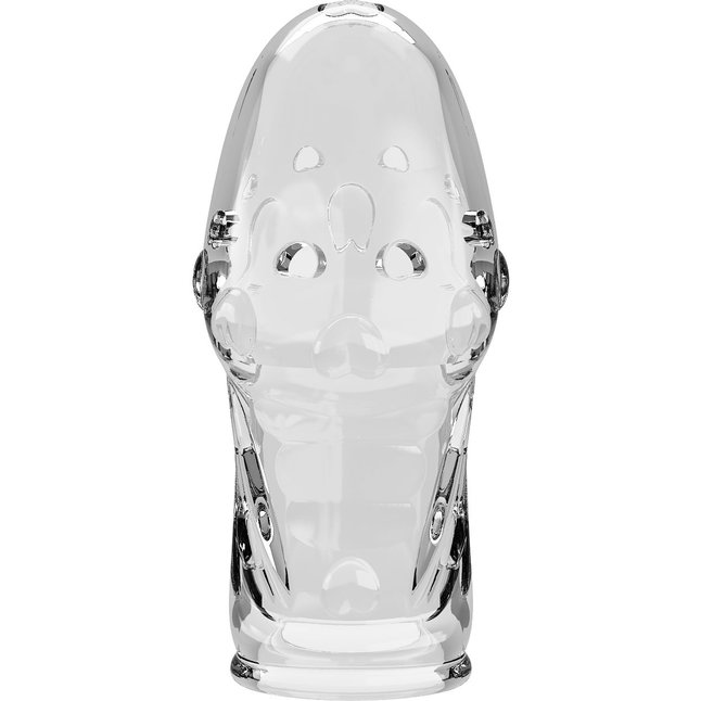 Прозрачная насадка на пенис Booker - 8 см - Pretty Love. Фотография 4.