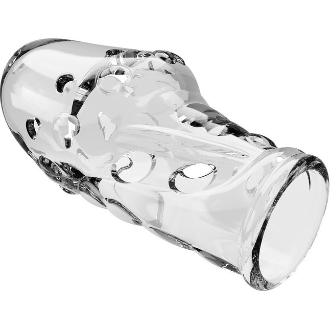 Прозрачная насадка на пенис Booker - 8 см - Pretty Love. Фотография 5.