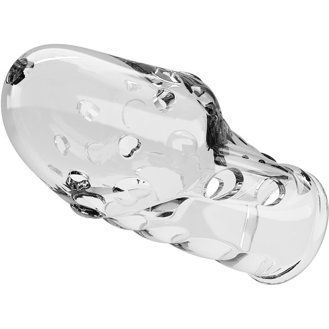 Прозрачная насадка на пенис Booker - 8 см - Pretty Love. Фотография 6.