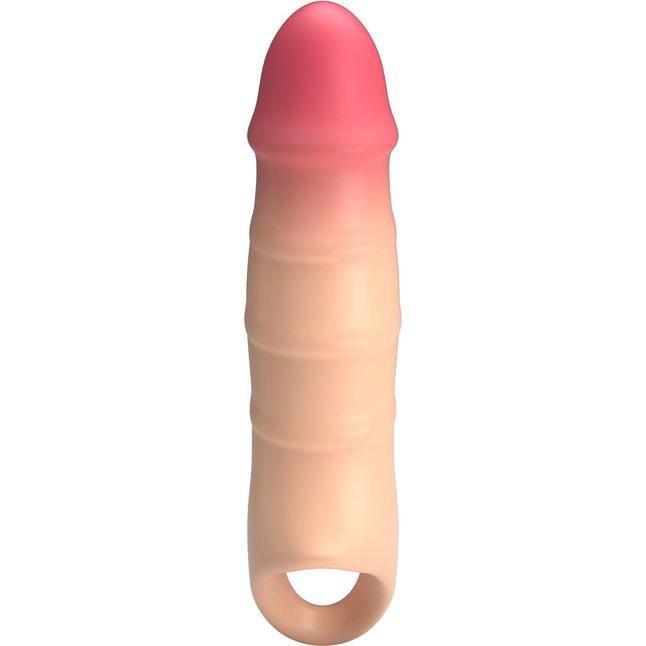 Телесная удлиняющая насадка на пенис Darnel - Pretty Love. Фотография 4.