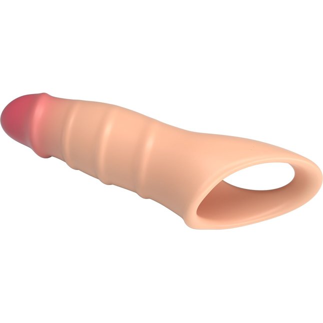 Телесная удлиняющая насадка на пенис Darnel - Pretty Love. Фотография 9.