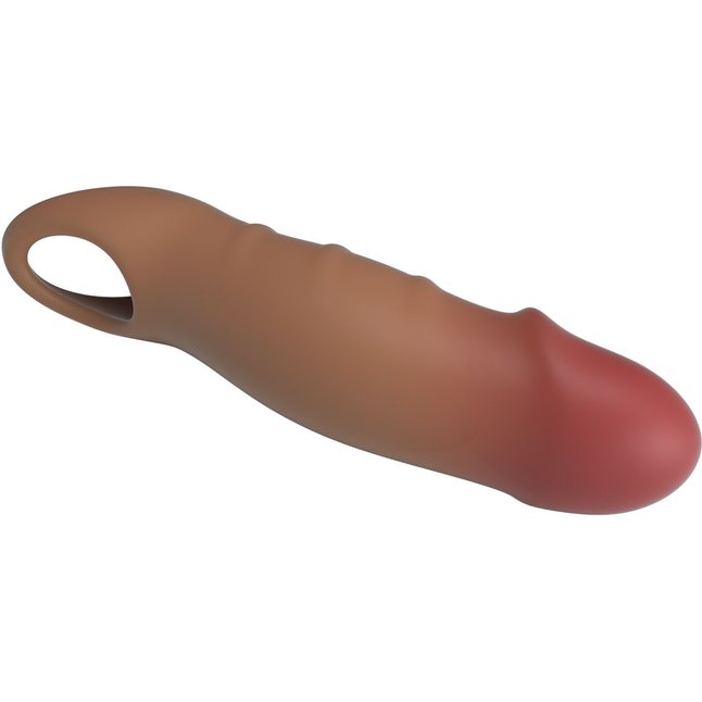 Карамельная удлиняющая насадка на пенис Darnel - Pretty Love. Фотография 8.