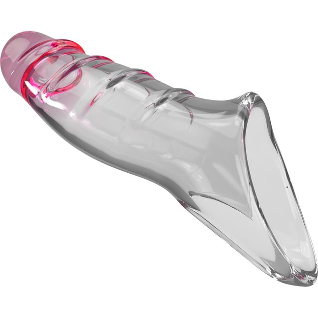 Прозрачная удлиняющая насадка на пенис Darnel. Фотография 7.