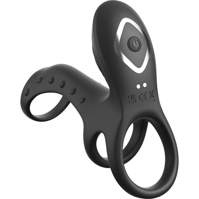 Черная насадка на пенис Ultimate Couples Cage Pro - Fantasy C-Ringz. Фотография 3.