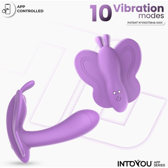 Сиреневый вибростимулятор Wingy для клитора и зоны G. Фотография 3.