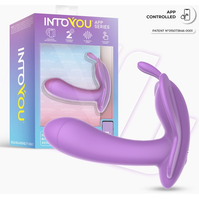 Сиреневый вибростимулятор Wingy для клитора и зоны G