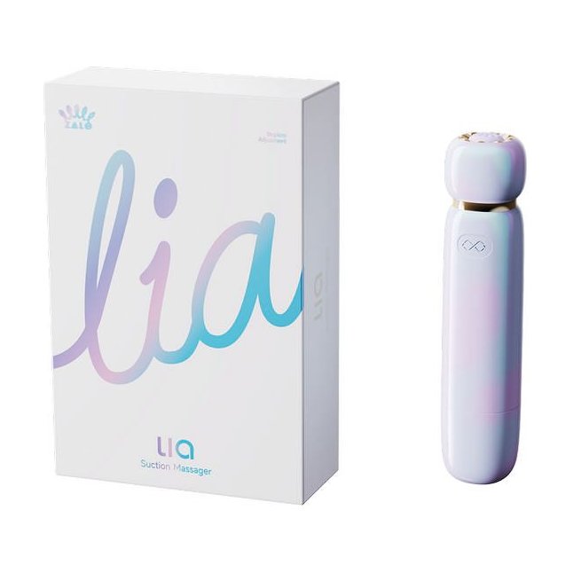 Сиреневый вакуумный стимулятор клитора Lia. Фотография 6.