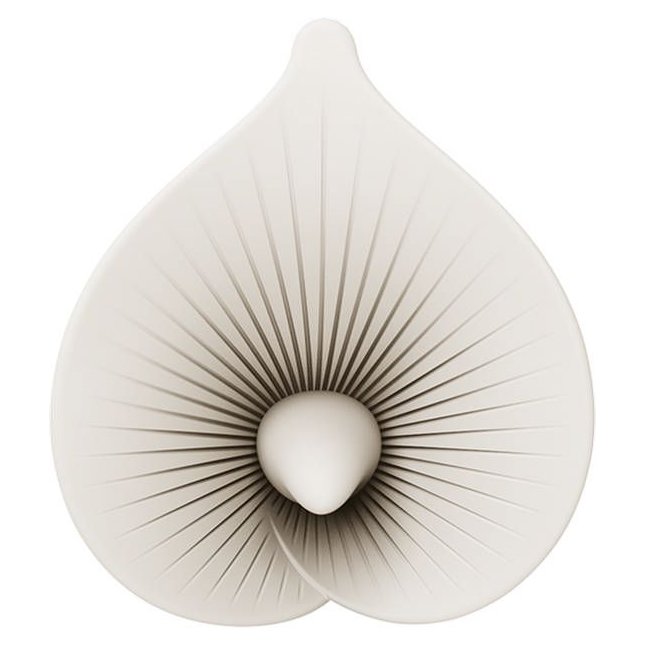 Розовый двусторонний вибромассажёр Calla. Фотография 11.