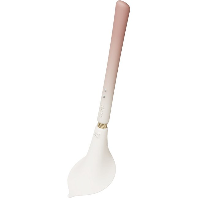 Розовый двусторонний вибромассажёр Calla. Фотография 5.