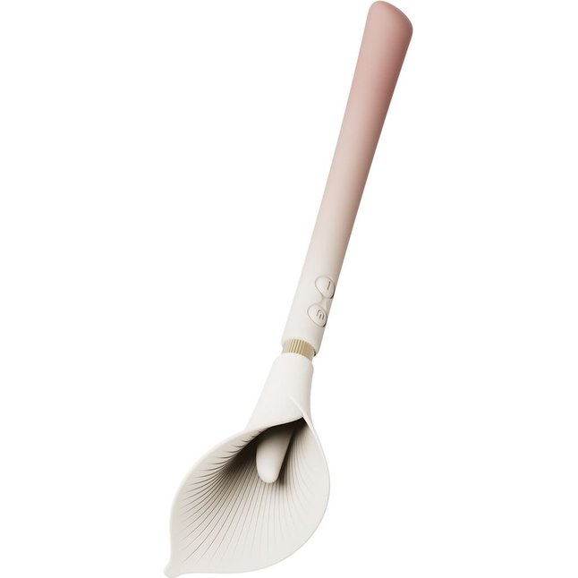 Розовый двусторонний вибромассажёр Calla. Фотография 6.